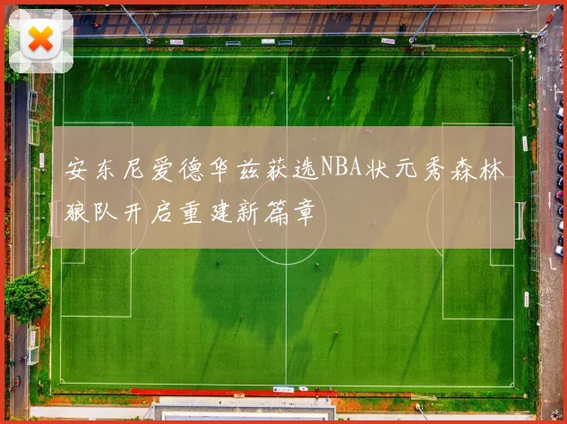 安东尼爱德华兹获选NBA状元秀森林狼队开启重建新篇章
